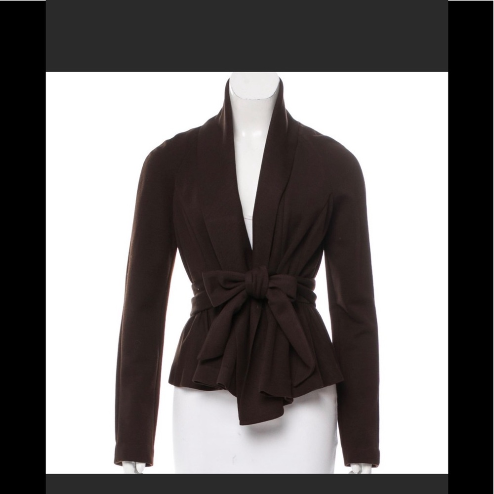 Diane Von Furstenberg Chocolate Mostly Wool Suit.